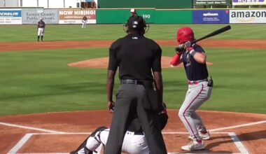 [Baseball America] Alejandro Rosario turned in another strong start tonight for the Hickory Crawdads. The Rangers RHP is one of the true breakout pitching prospects of the season.