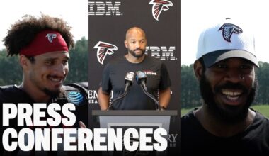 Jimmy Lake, Kevin Koger, & others speak on position groups coming together | 2024 AT&T Training Camp