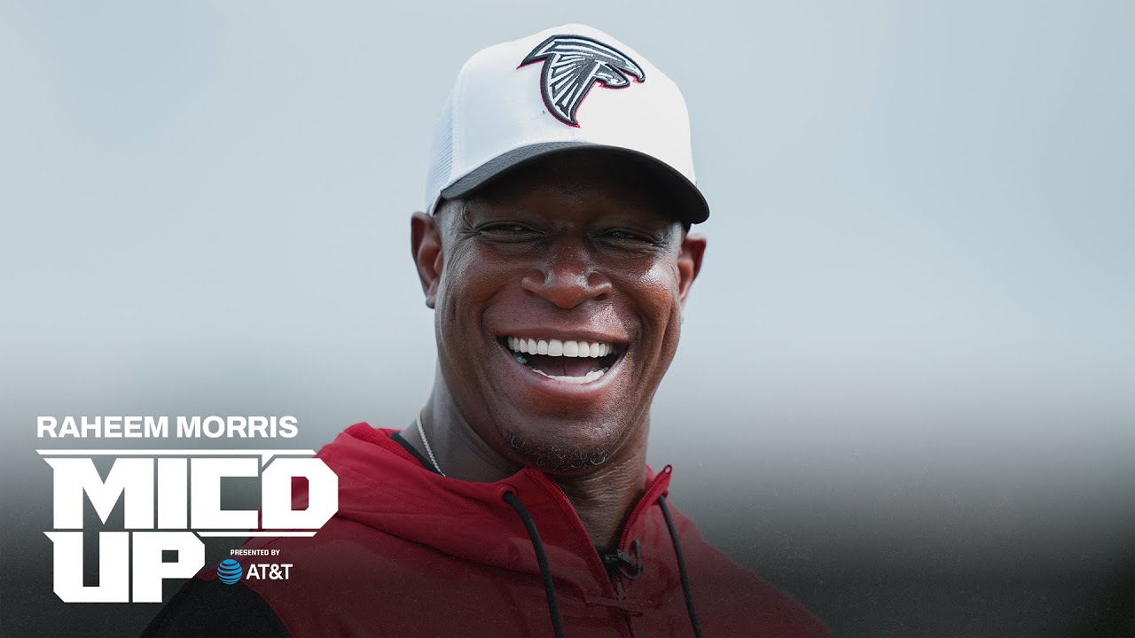 Raheem Morris is energized and mic'd up for camp | 2024 AT&T Training Camp| Atlanta Falcons | NFL