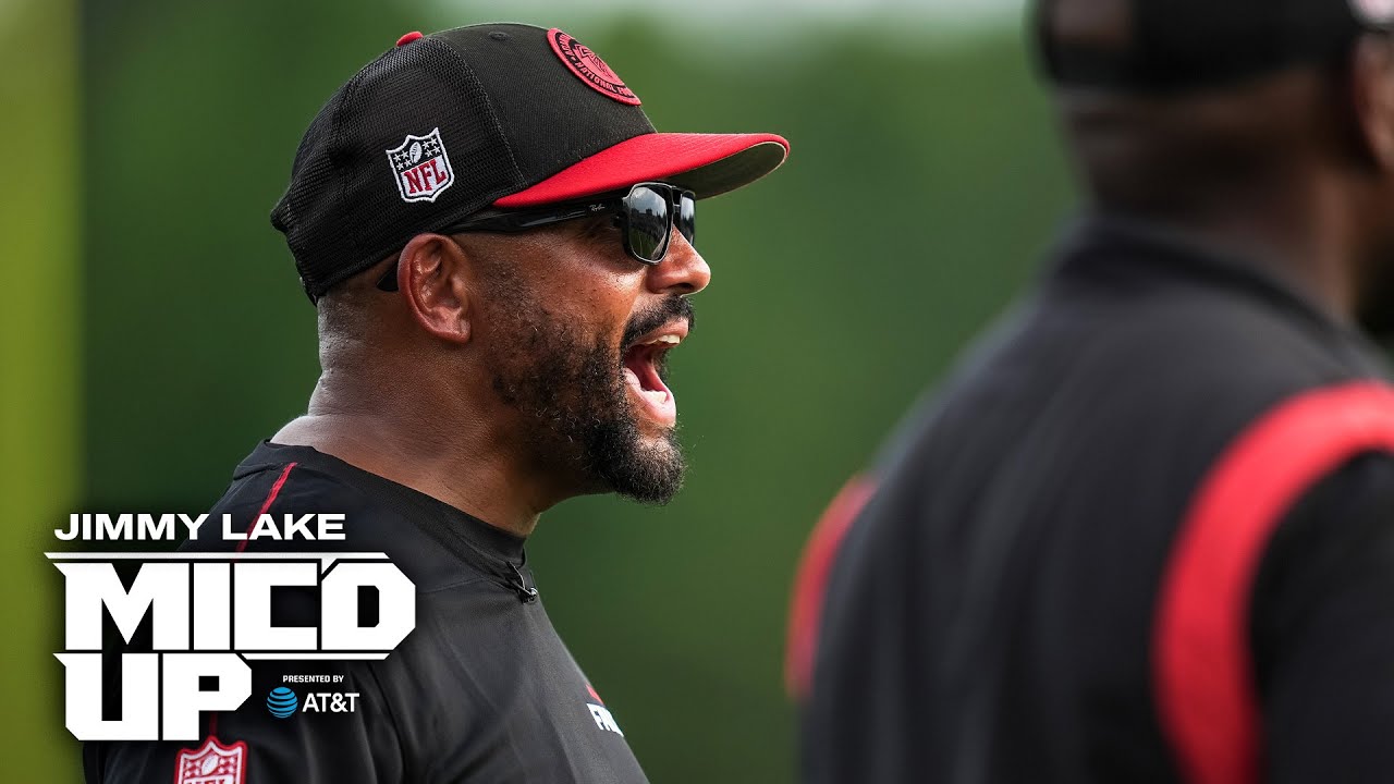 "That's a sack!" | Jimmy Lake is mic'd up at AT&T Training Camp | Atlanta Falcons | NFL