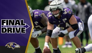 Tyler Linderbaum Has Taken Leadership of Ravens Offensive Line | Baltimore Ravens Final Drive