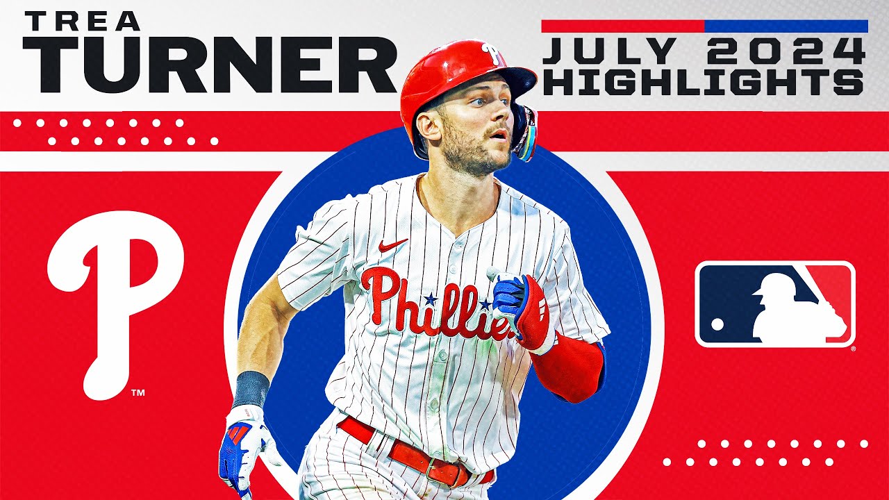 A-GAME TREA! Trea Turner was terrific for the Phillies! (July 2024 MLB highlights)