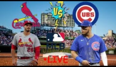 EN VIVO: ST. LOUIS CARDINALS VS CHICAGO CUBS | CUBS EN VIVO HOY | MLB LIVE | PLAY BY PLAY