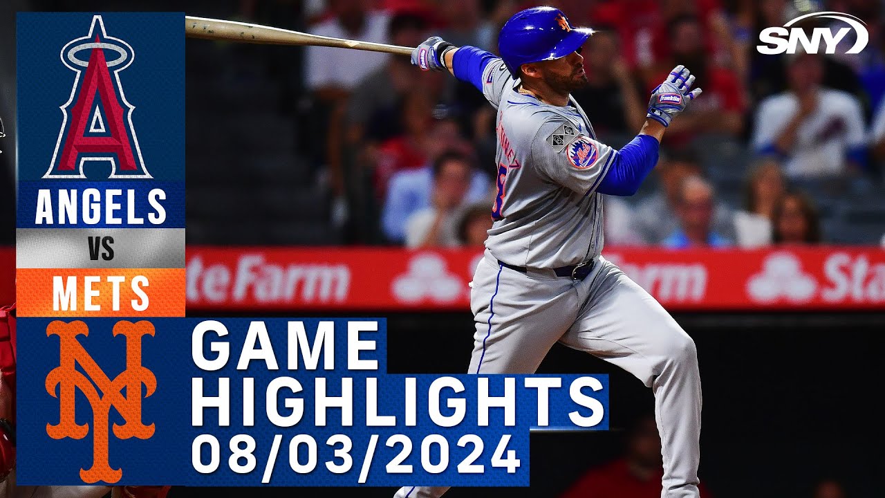 Mets vs Angels (8/03/2024) | NY Mets Highlights | SNY