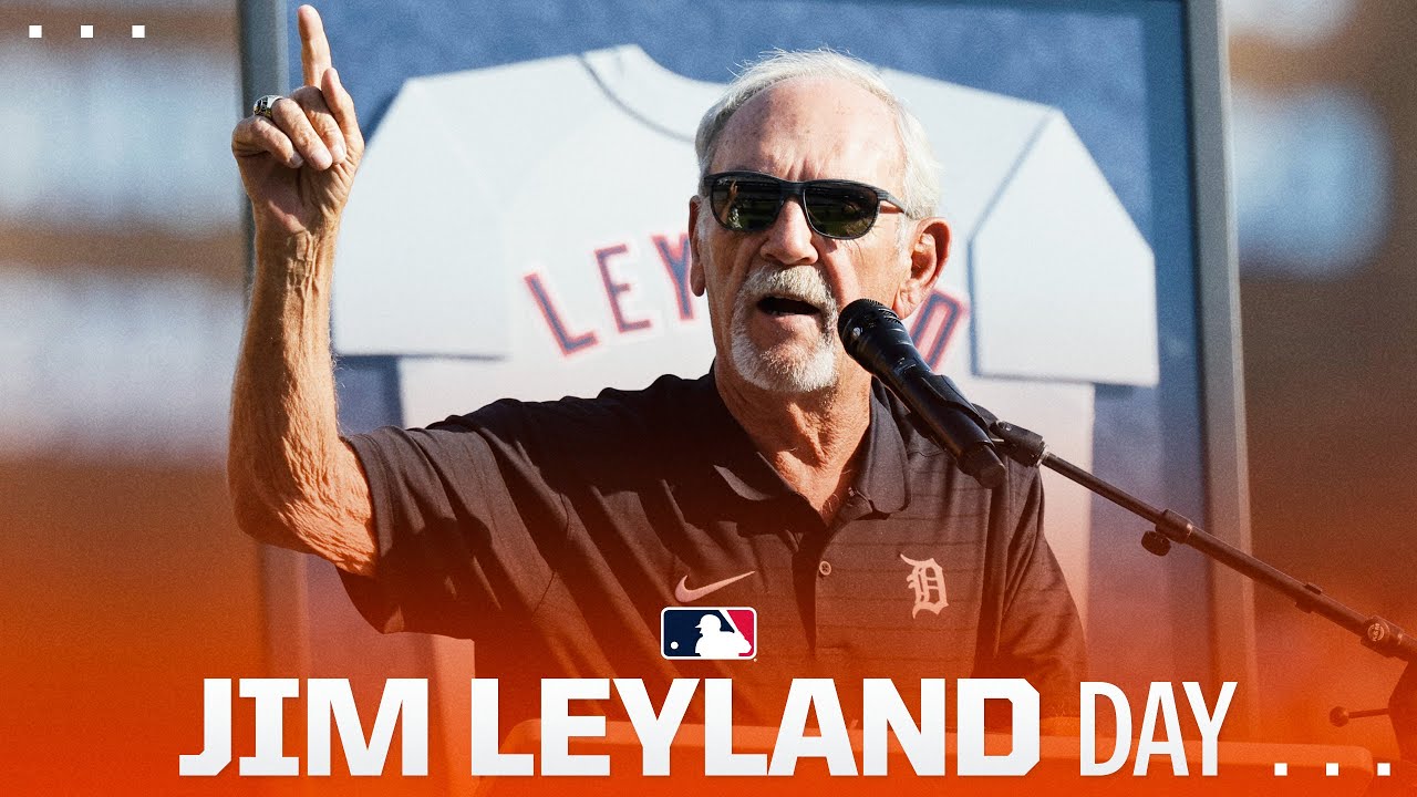 Jim Leyland Day! (Hall of Fame manager has number retired by the Tigers)