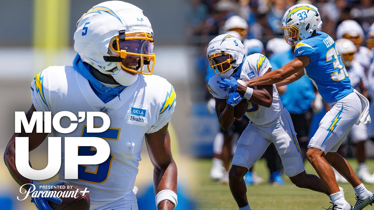 Mic’d Up: Joshua Palmer At Training Camp 2024 | LA Chargers