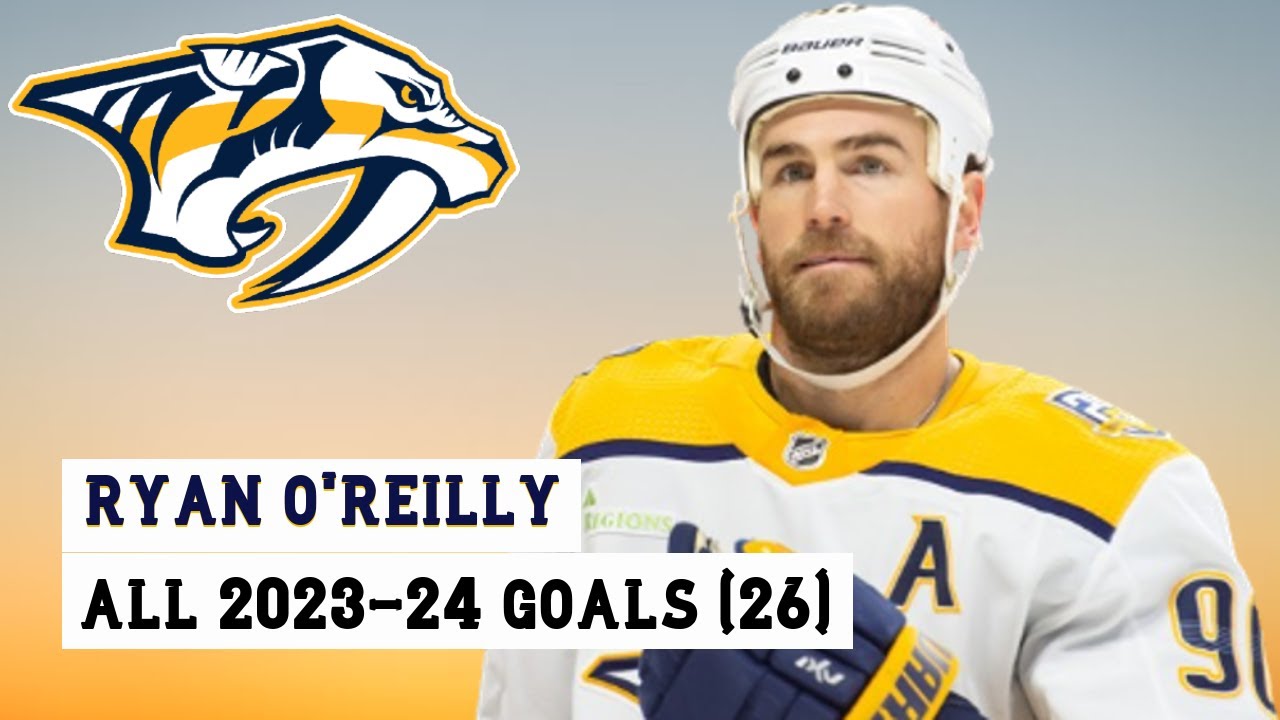 Ryan O'Reilly (#90) All 26 Goals of the 2023-24 NHL Season