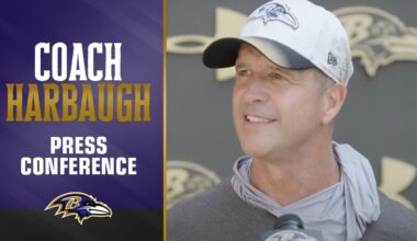 John Harbaugh On Ravens Signing Veteran Receiver | Baltimore Ravens