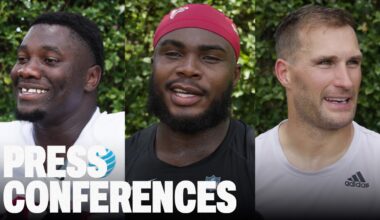 Kirk Cousins, Grady Jarrett and Ruke Orhorhoro talk after day 2 of joint practices | Atlanta Falcons