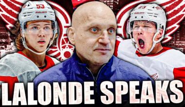 DEREK LALONDE MAKES SOME NEW COMMENTS ON MORITZ SEIDER & LUCAS RAYMOND (Detroit Red Wings News)