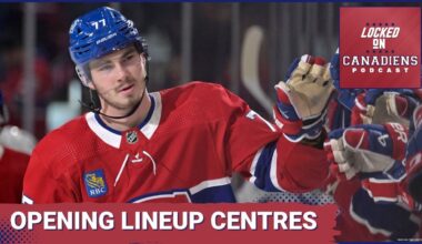 Who Should The Montreal Canadiens Start at Centre? Which Habs Game Would You Relive?