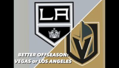 WHO HAD A BETTER OFFSEASON VEGAS OR LOS ANGELES? #nhl24 #nhl #vegas #losangeles #pacific #playoffs