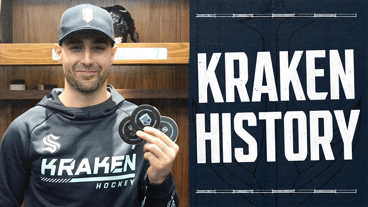 Jordan Eberle Scores First Franchise Hat Trick for the Seattle Kraken