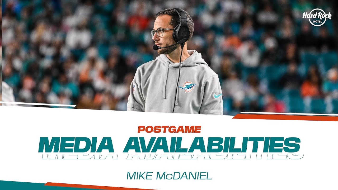 Coach Mike McDaniel meets with the media after #ATLvsMIA | Miami Dolphins
