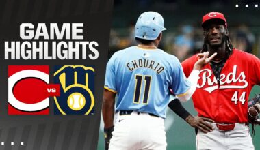 Reds vs. Brewers Game Highlights (8/9/24) | MLB Highlights