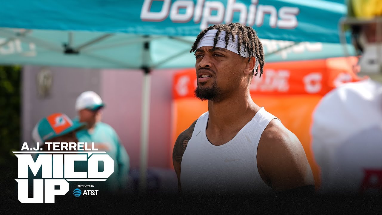 A.J. Terrell is Mic'd Up during joint practice with the Miami Dolphins | Atlanta Falcons | NFL
