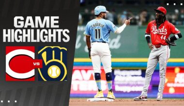 Reds vs. Brewers Game Highlights (8/10/24) | MLB Highlights