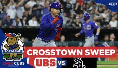 CROSSTOWN SWEEP! Miguel Amaya two-run single helps Cubs win 3-1 vs White Sox | CHGO Cubs Postgame