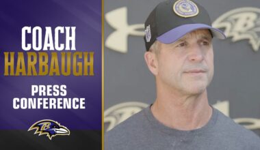John Harbaugh: ‘I’m Excited to Have Adisa Isaac Back Out There’ | Baltimore Ravens