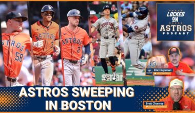 Astros Sweeping in Boston