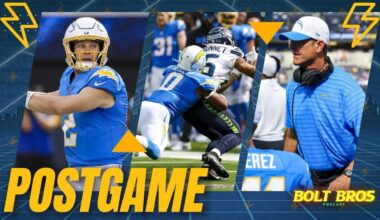 Seahawks vs. Chargers Postgame Reactions | Bolt Bros | LA Chargers