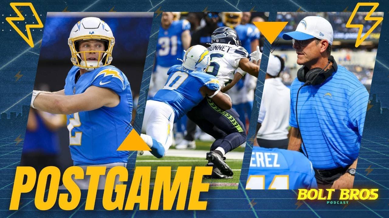 Seahawks vs. Chargers Postgame Reactions | Bolt Bros | LA Chargers