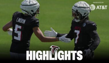 Highlights | Atlanta Falcons gear up for second preseason game | AT&T Training Camp | NFL