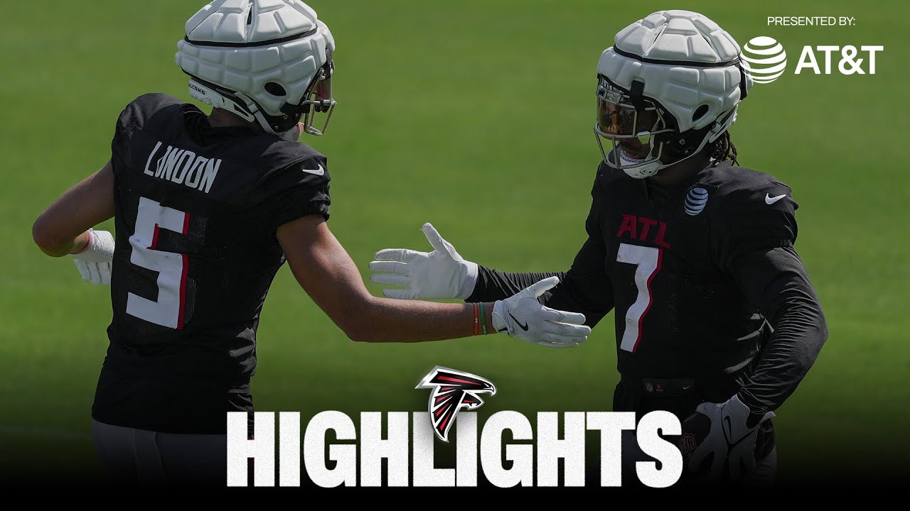 Highlights | Atlanta Falcons gear up for second preseason game | AT&T Training Camp | NFL