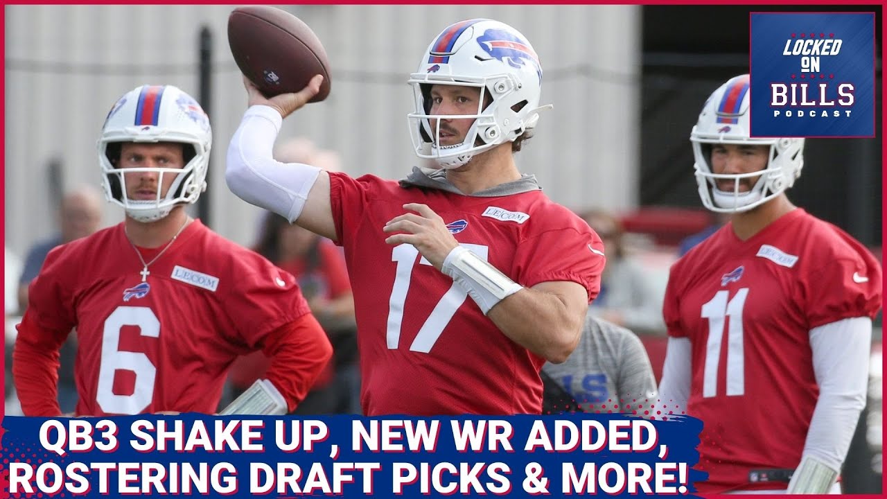 Buffalo Bills add QB Ben DiNucci & WR Damiere Byrd + How many 2024 draft picks will make roster?