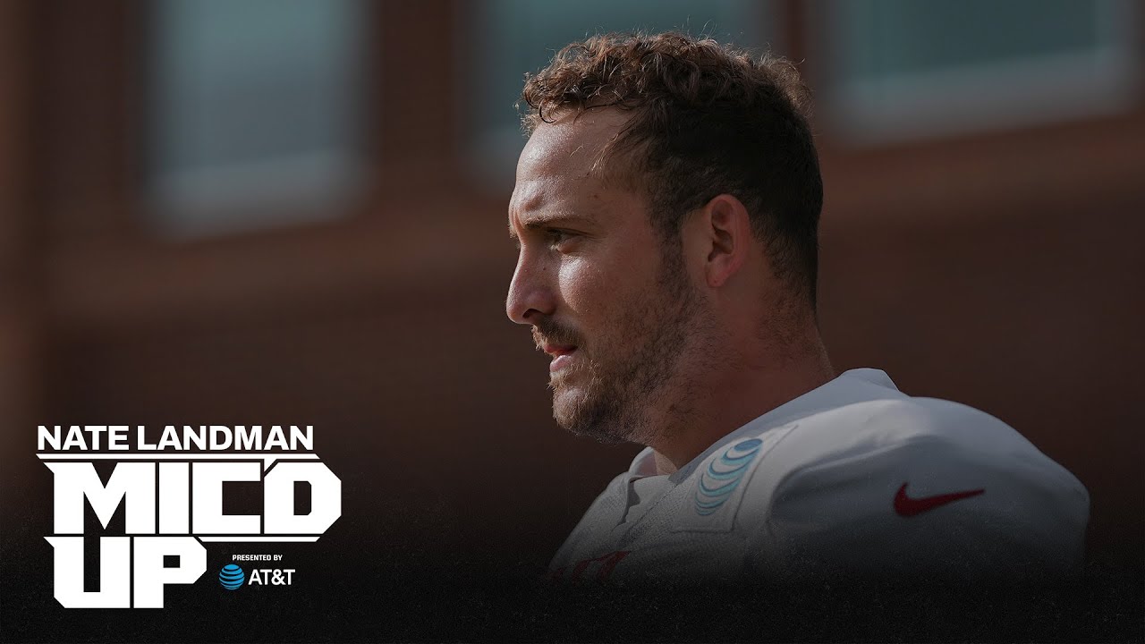 "I hope everybody learns Jerry" | Nate Landman is mic'd up at AT&T Training Camp | Atlanta Falcons