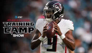 Michael Penix Jr. & Casey Washington continue to build chemistry | 2024 AT&T Training Camp Show