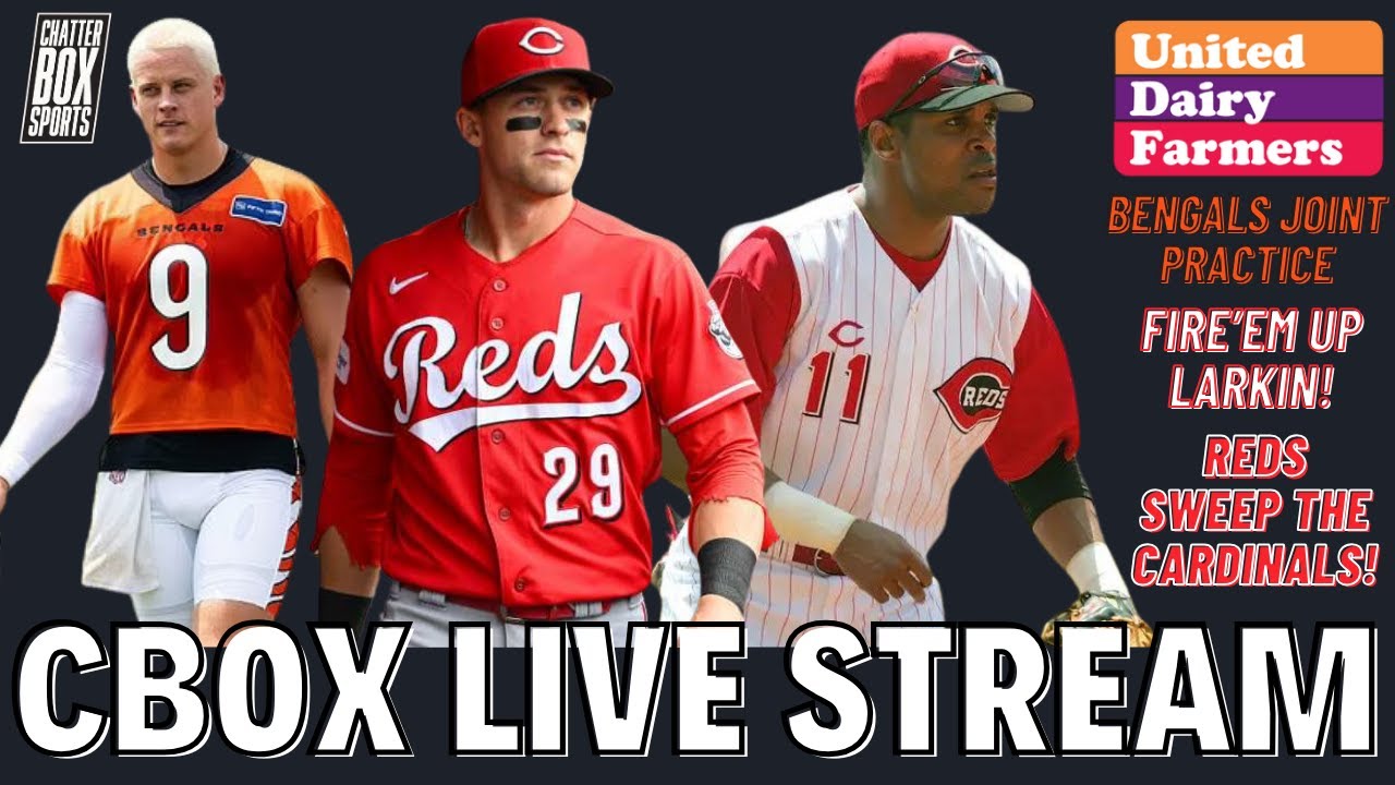 CINCINNATI REDS GET THE SWEEP! Ja'Marr Chase in Chicago? Fire'em Up Barry! | CBox Streams 08-15-24