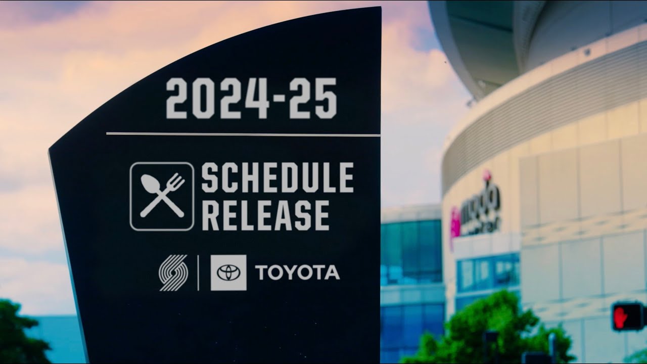 2024-25 Portland Trail Blazers Schedule Release