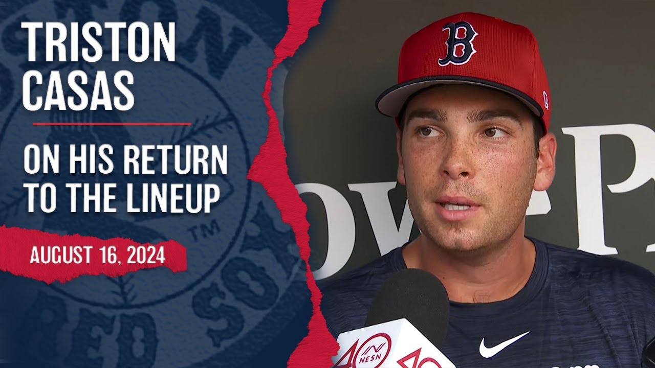 Boston Red Sox Triston Casas On His Return To The Lineup Friday Night