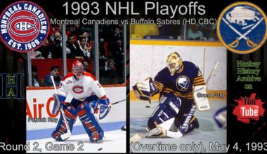 1993 Montreal Canadiens Vs Buffalo Sabres Game 2 (Overtime Only) Patrick Roy Vs Alexander Mogilny