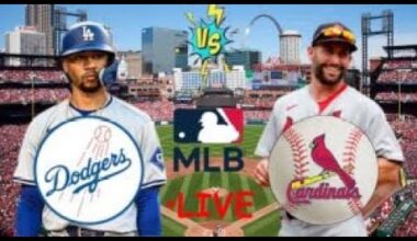 EN VIVO:LOS ANGELES DODGERS VS ST. LOUIS CARDINALS | DODGERS EN VIVO HOY | MLB LIVE | PLAY BY PLAY
