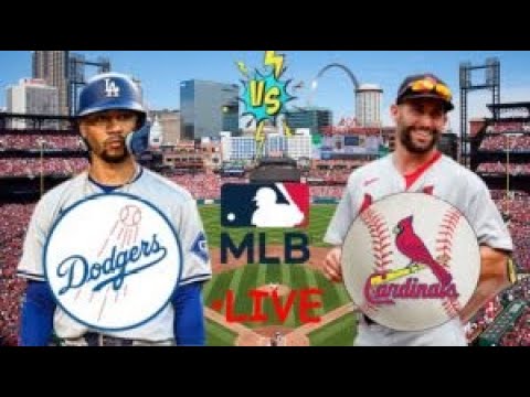 EN VIVO:LOS ANGELES DODGERS VS ST. LOUIS CARDINALS | DODGERS EN VIVO HOY | MLB LIVE | PLAY BY PLAY