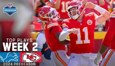Top Plays: Lions vs Chiefs | NFL Preseason - Week 2