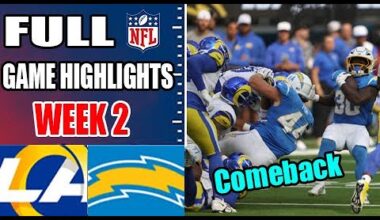Los Angeles Rams vs Los Angeles Chargers FINAL Week 2 FULL GAME 8/17/24 | NFL Highlights 2024