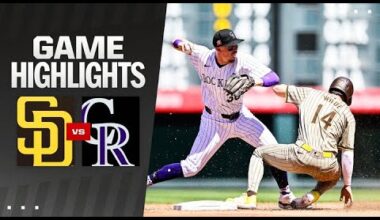 Padres vs. Rockies Game Highlights (8/18/24) | MLB Highlights