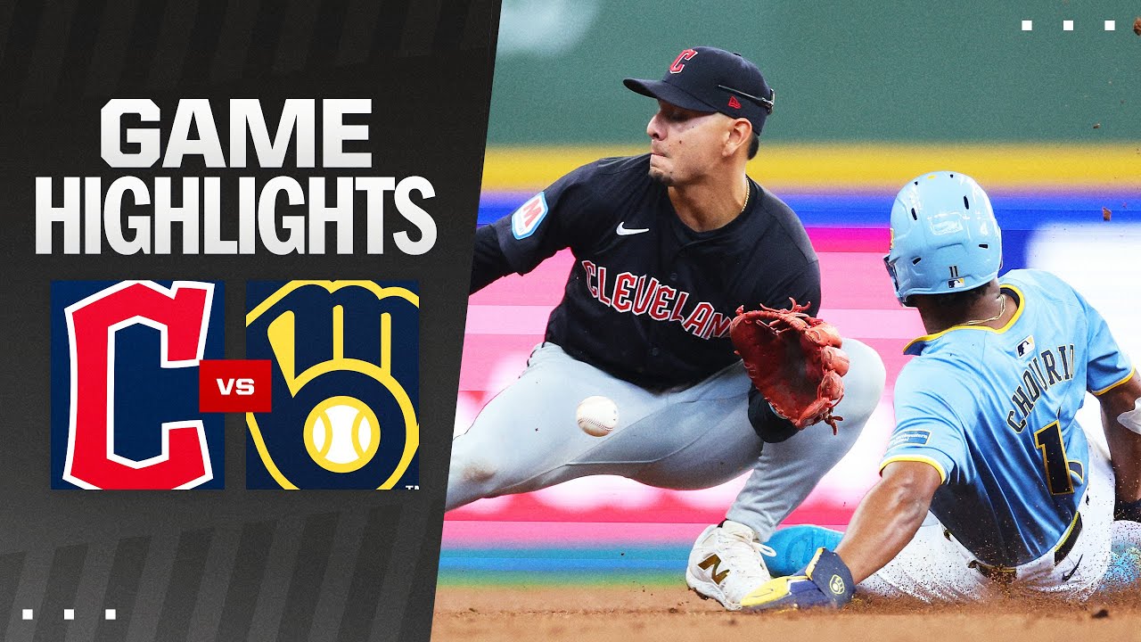 Guardians vs. Brewers Game Highlights (8/18/24) | MLB Highlights