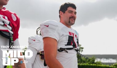 Mic'd Up: Troy Andersen at AT&T Training Camp | Atlanta Falcons | NFL