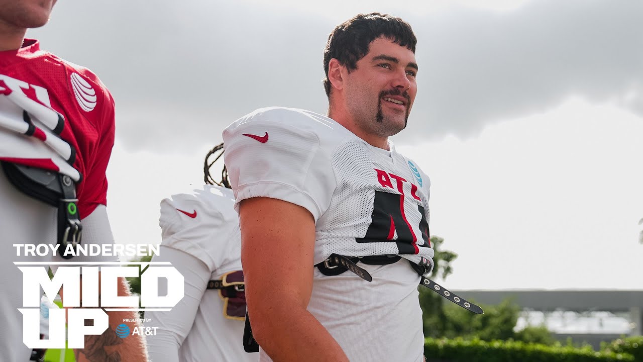 Mic'd Up: Troy Andersen at AT&T Training Camp | Atlanta Falcons | NFL