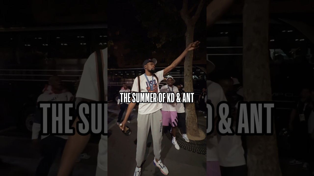 When your favorite player becomes your teammate! KD & Ant’s Summer with #USABMNT!| #Shorts 🤝🇺🇸