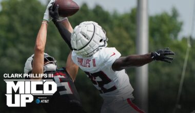 Clark Phillips III is mic'd up at AT&T Training Camp | Atlanta Falcons