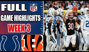 Cincinnati Bengals vs Indianapolis Colts FULL GAME Week 3 Aug 22, 2024 | NFL Highlights 2024