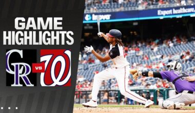 Rockies vs. Nationals Game Highlights (8/22/24) | MLB Highlights