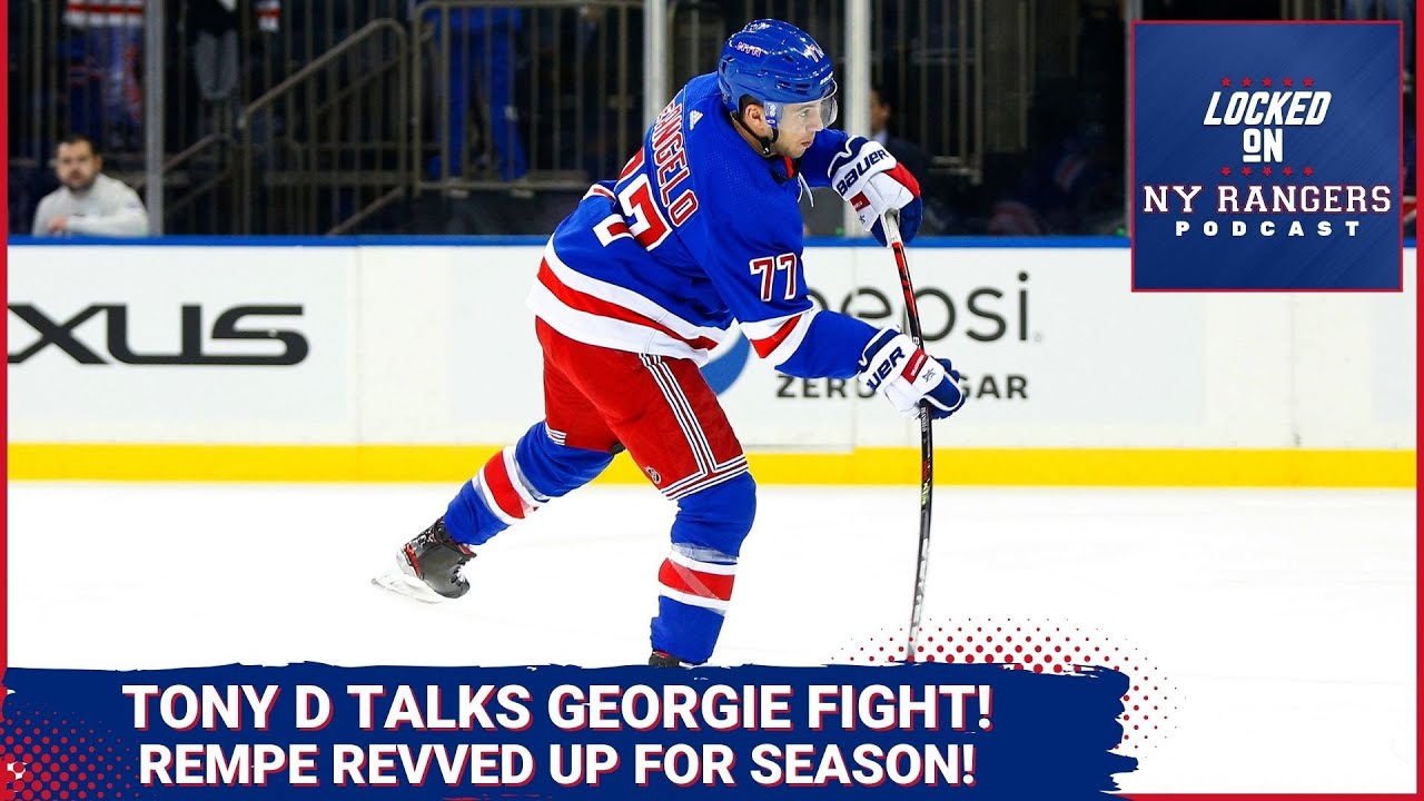 Tony DeAngelo talks FIGHT with Alex Georgiev!! Matt Rempe on fighting, goals with Rangers and more!
