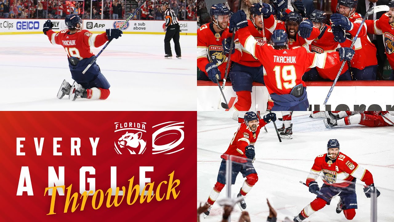 EVERY ANGLE THROWBACK: Tkachuk Sends Panthers to Stanley Cup Final!