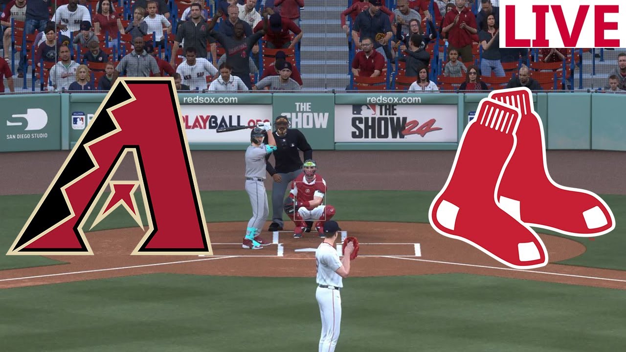 🔴LIVE MLB🔴  Arizona Diamondbacks  VS Boston Red Sox/ August 23 / /MLB THE SHOW 2024